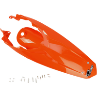 UFO Enduro Rear Fender with Light '98-'20 KTM Orange