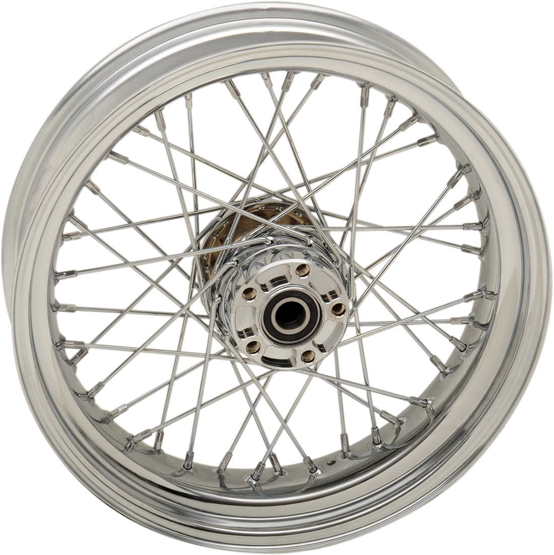 DRAG SPECIALTIES Wheel Laced 40 Spoke Rear Chrome 17x4.5 '12-'17 FXD