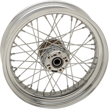 DRAG SPECIALTIES Wheel Laced 40 Spoke Rear Chrome 17x4.5 '12-'17 FXD