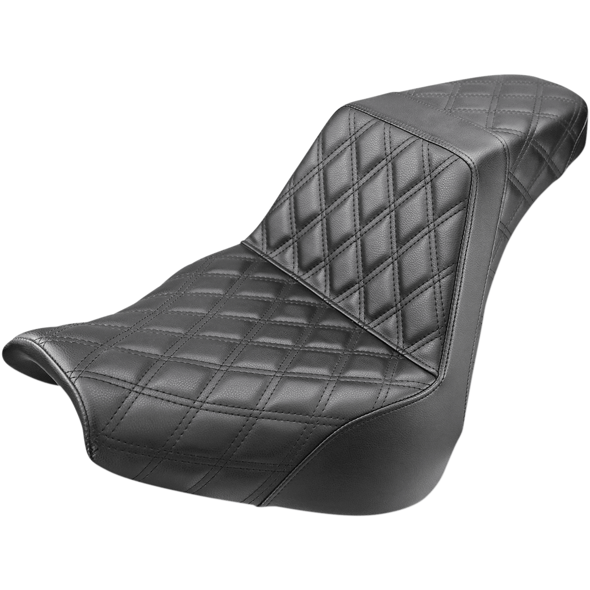 SADDLEMEN Step-Up Seat Full Lattice Stitch Black FXBR/S '18-'20 81831175