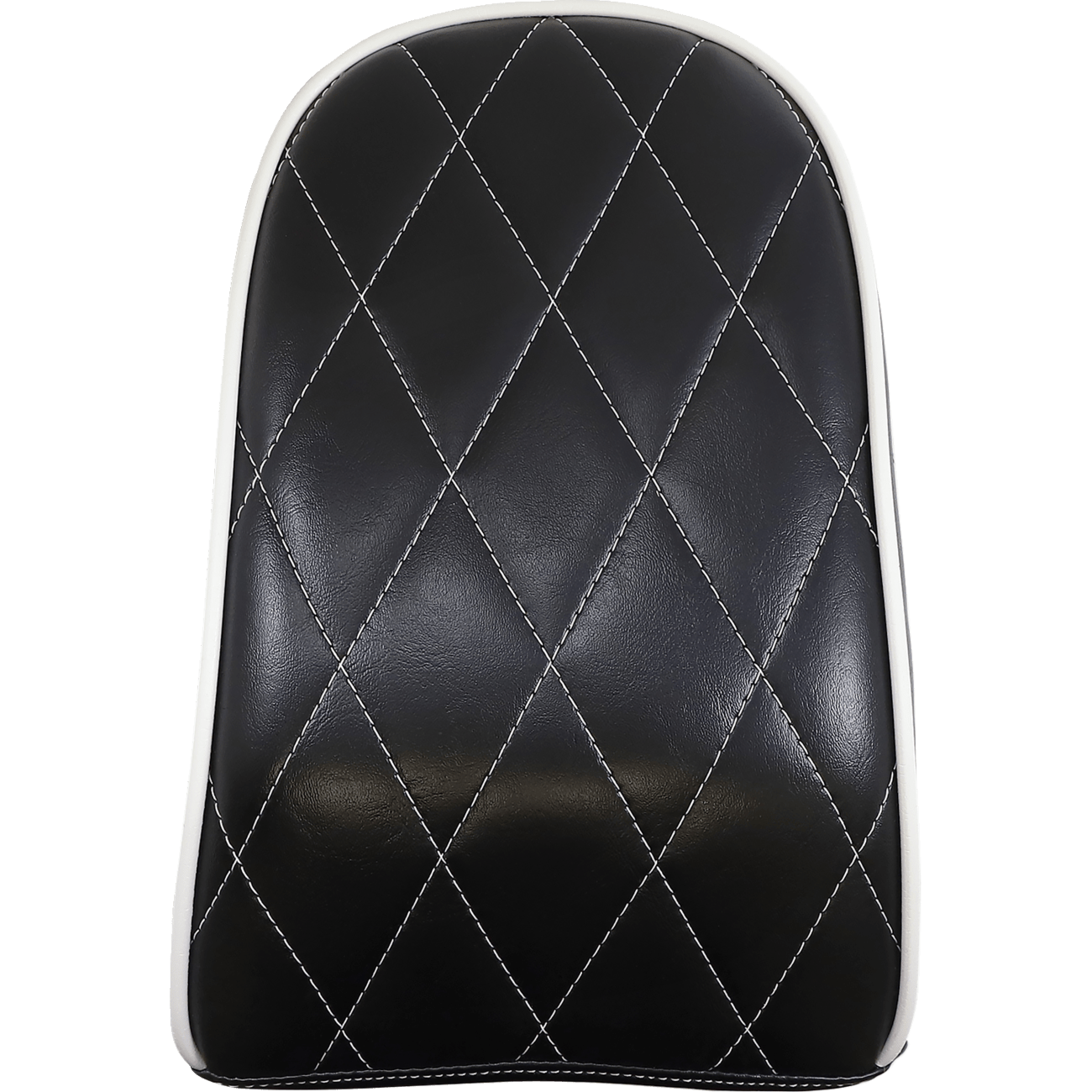 LE PERA Bare Bones Pillion Pad Diamond Black w/ White Stitch FL/FX '18-'22 LYB007PDMWTP