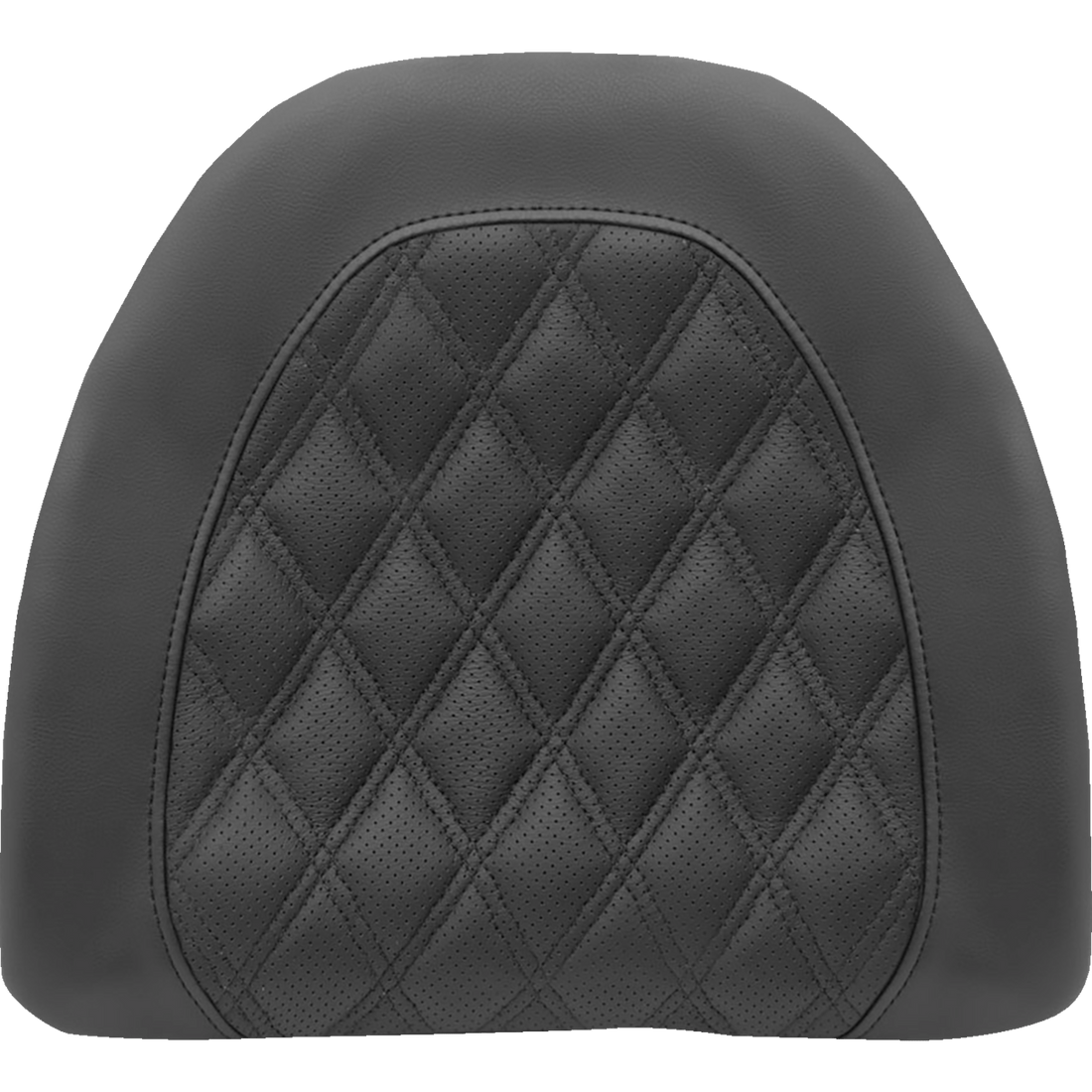 SADDLEMEN Tour-Pak® Backrest Pad Cover Lattice Stitched Black 8811884LS