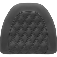 SADDLEMEN Tour-Pak® Backrest Pad Cover Lattice Stitched Black 8811884LS