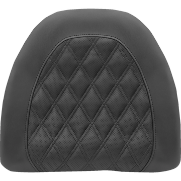 SADDLEMEN Tour-Pak® Backrest Pad Cover Lattice Stitched Black 8811884LS