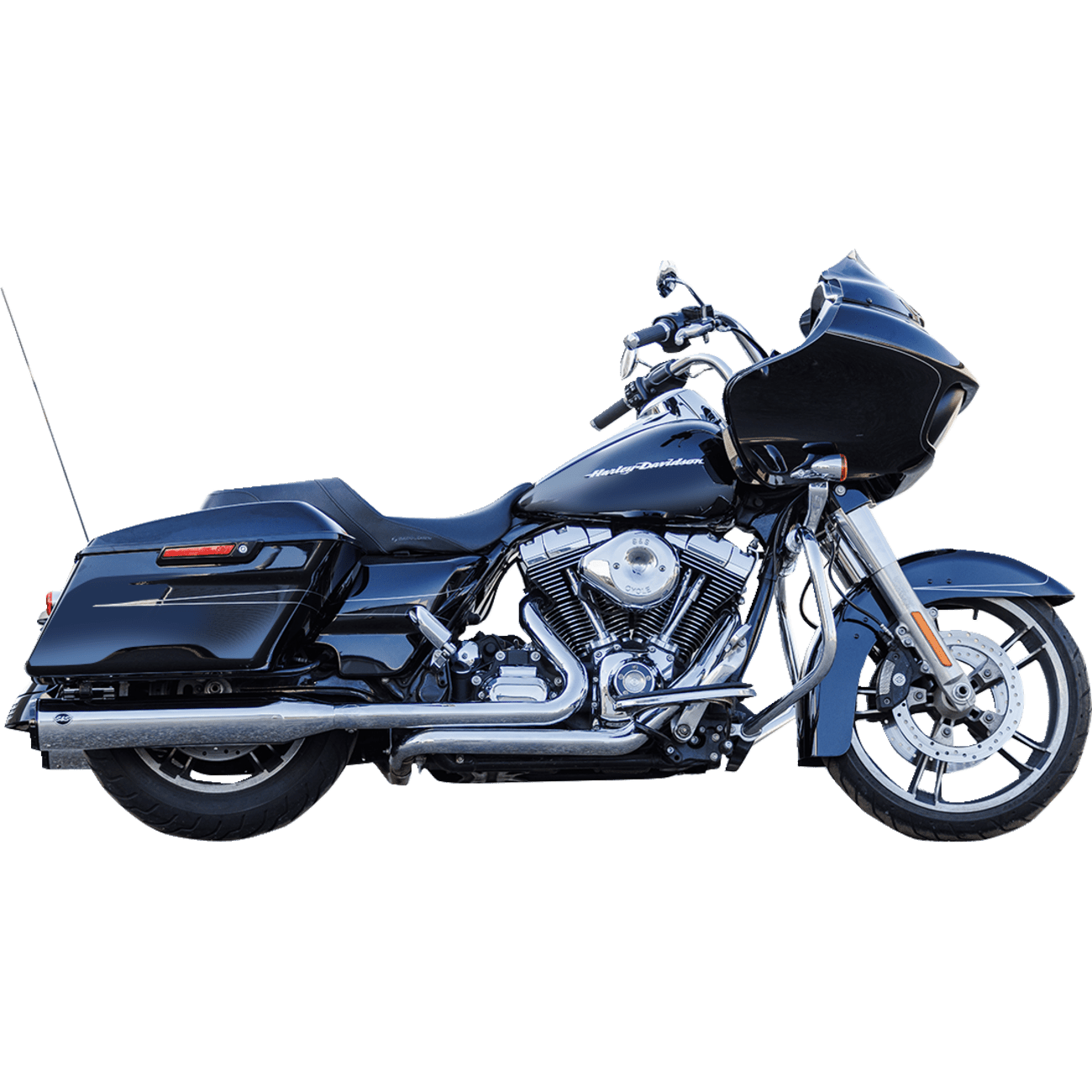 S&S CYCLE 4-1/2" GNX Slip-On Mufflers Chrome 5501079