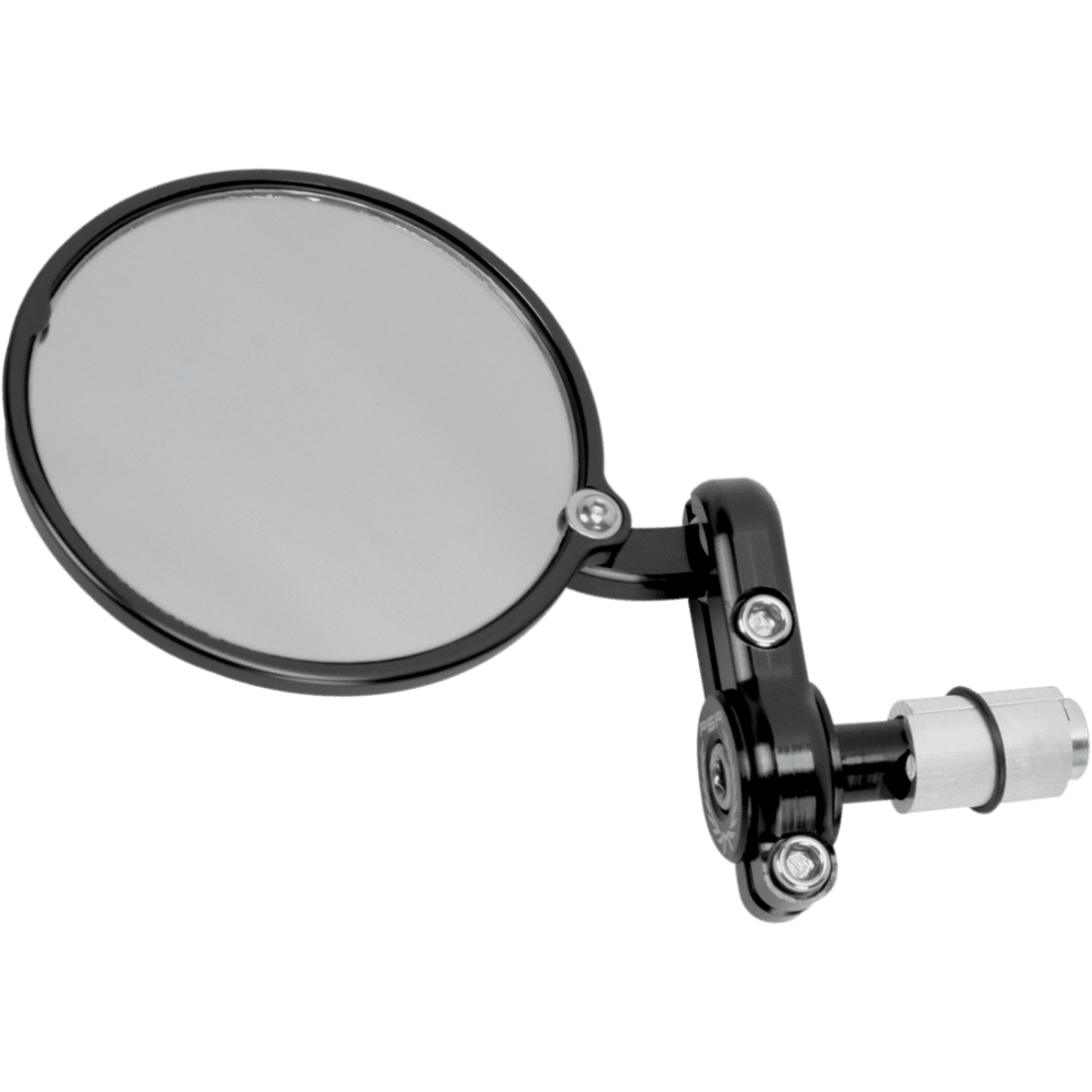 PSR Mirror Giorgio/Fixed Mount Side View/Bar-End Round Black 000020122