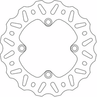 MOTO-MASTER Brake Rotor Rear Nitro 110361PU