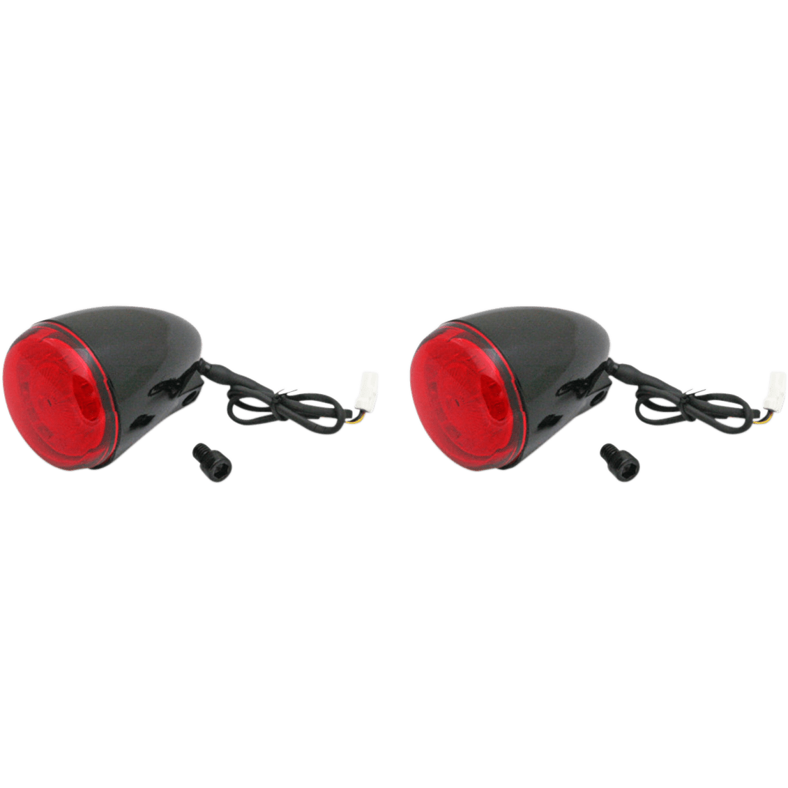 CUSTOM DYNAMICS ProBEAM® Turn Signals Black/Red PBINDRTSRB