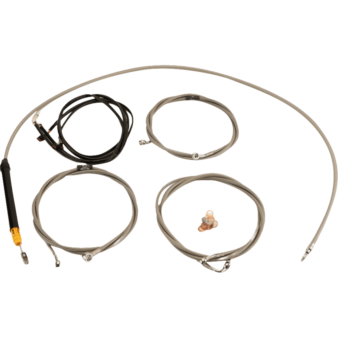 LA CHOPPERS Cable Kit Stock Handlebars Stainless LA8059KT308