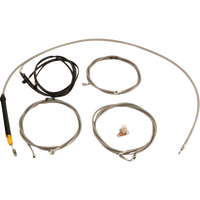 LA CHOPPERS Cable Kit Stock Handlebars Stainless LA8059KT308