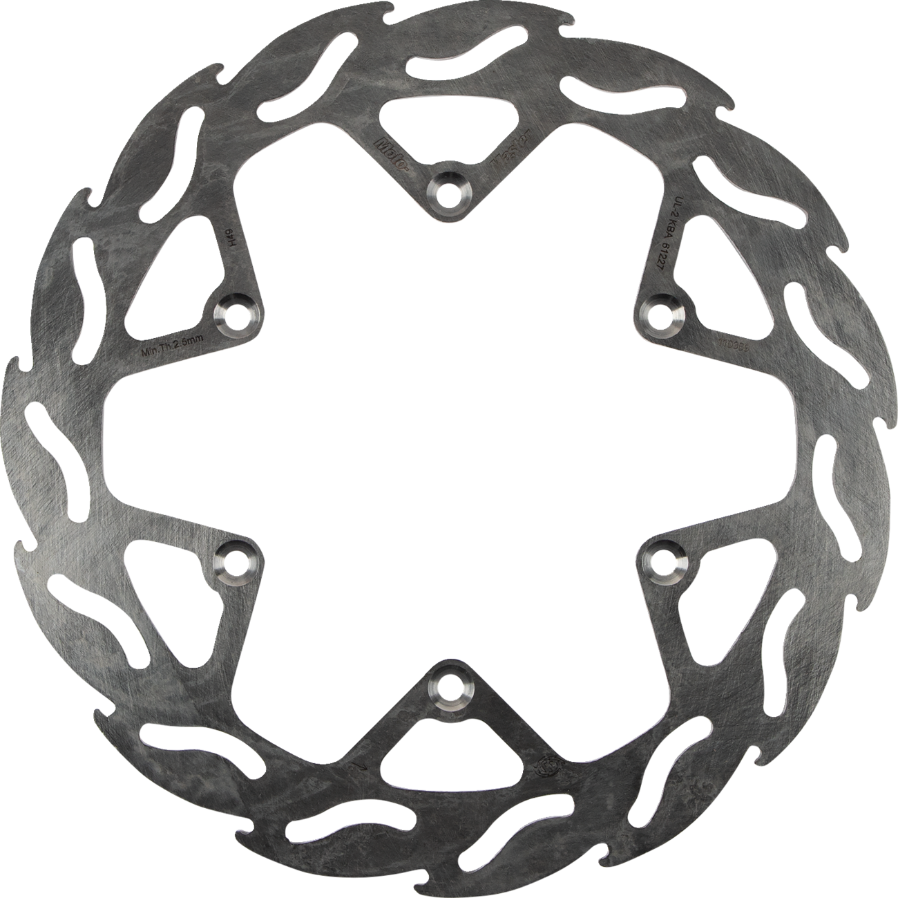 MOTO-MASTER Brake Rotor Front Flame