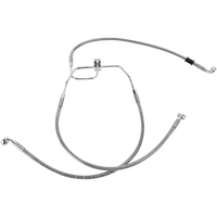 DRAG SPECIALTIES Brake Line Front Lower/Upper Stainless Steel