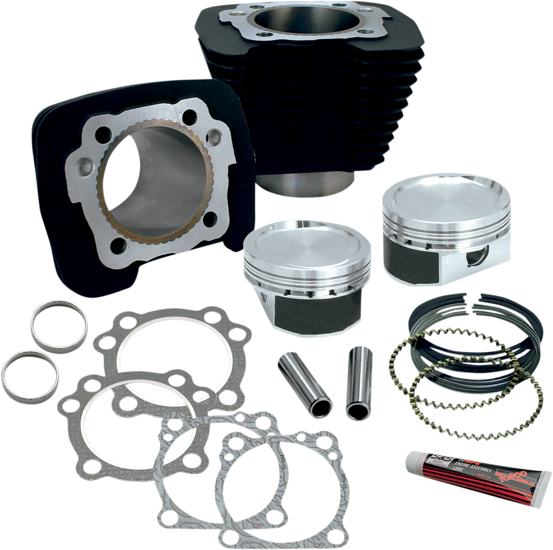 S&S CYCLE 1200cc Conversion Kit XL883 Wrinkle Black