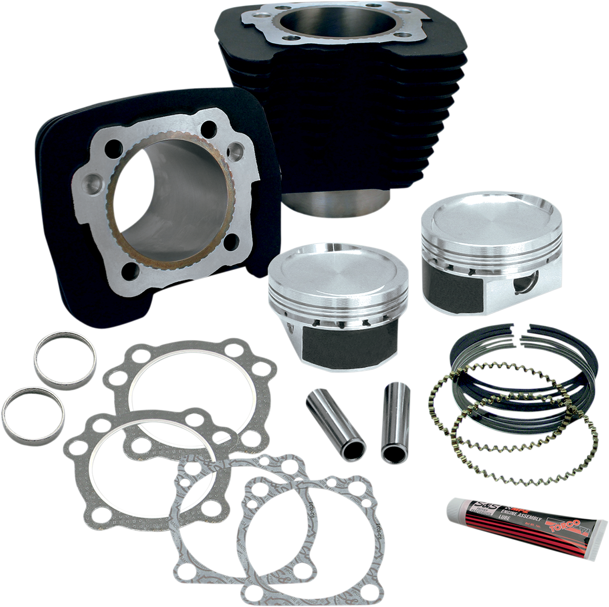 S&S CYCLE 1200cc Conversion Kit XL883 Wrinkle Black