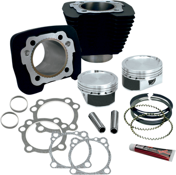 S&S CYCLE 1200cc Conversion Kit XL883 Wrinkle Black