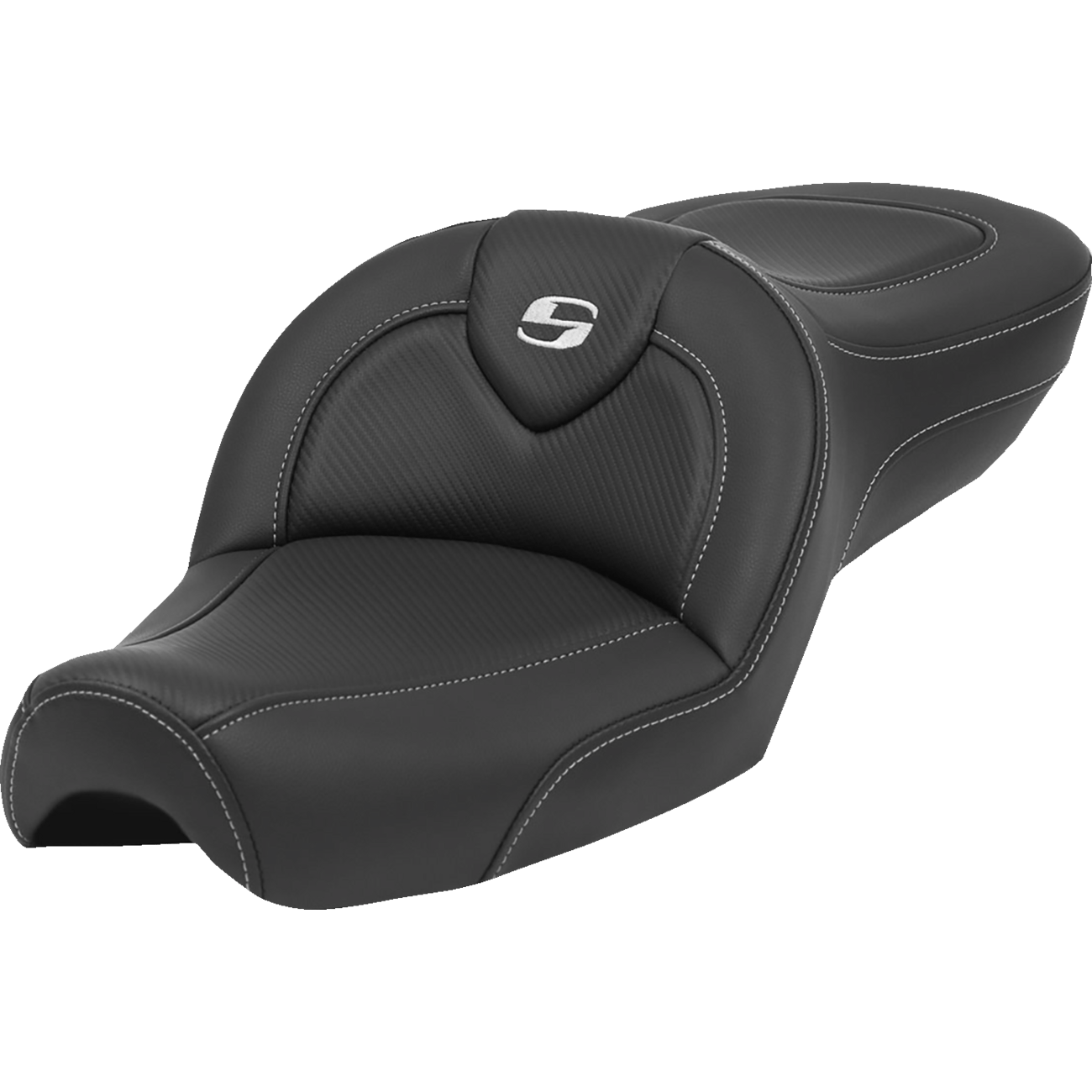 SADDLEMEN Roadsofa™ Seat without Backrest Carbon Fiber XL '79-'03