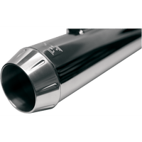 BASSANI XHAUST End Cap Polished Short Megaphone ENDCAPSM