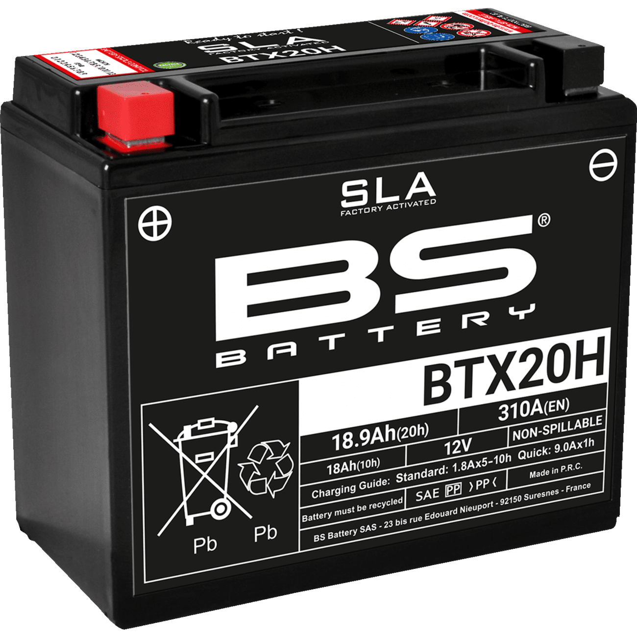 BS BATTERY Battery BTX20H YTX 300688