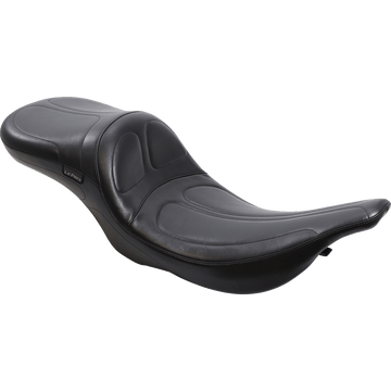 LE PERA Maverick Daddy Long Legs Seat Black Stitched FLT/FLHT '97-'01 LN957DL