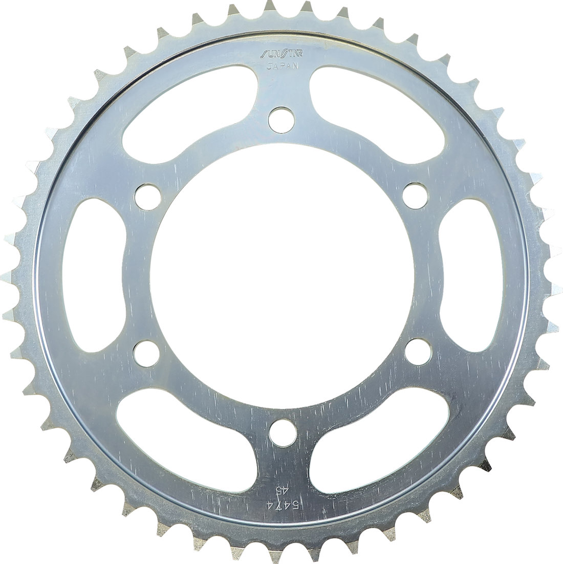 SUNSTAR SPROCKETS Steel Rear Sprocket 45 Tooth Suzuki/Yamaha