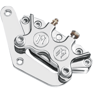 PERFORMANCE MACHINE PM Single Disc Caliper Front Chrome 84-99 12130017CH