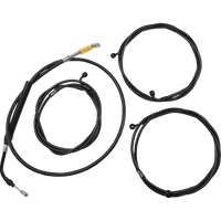 LA CHOPPERS Cable Kit 18" 20" Handlebars ABS Midnight LA8056KT319M