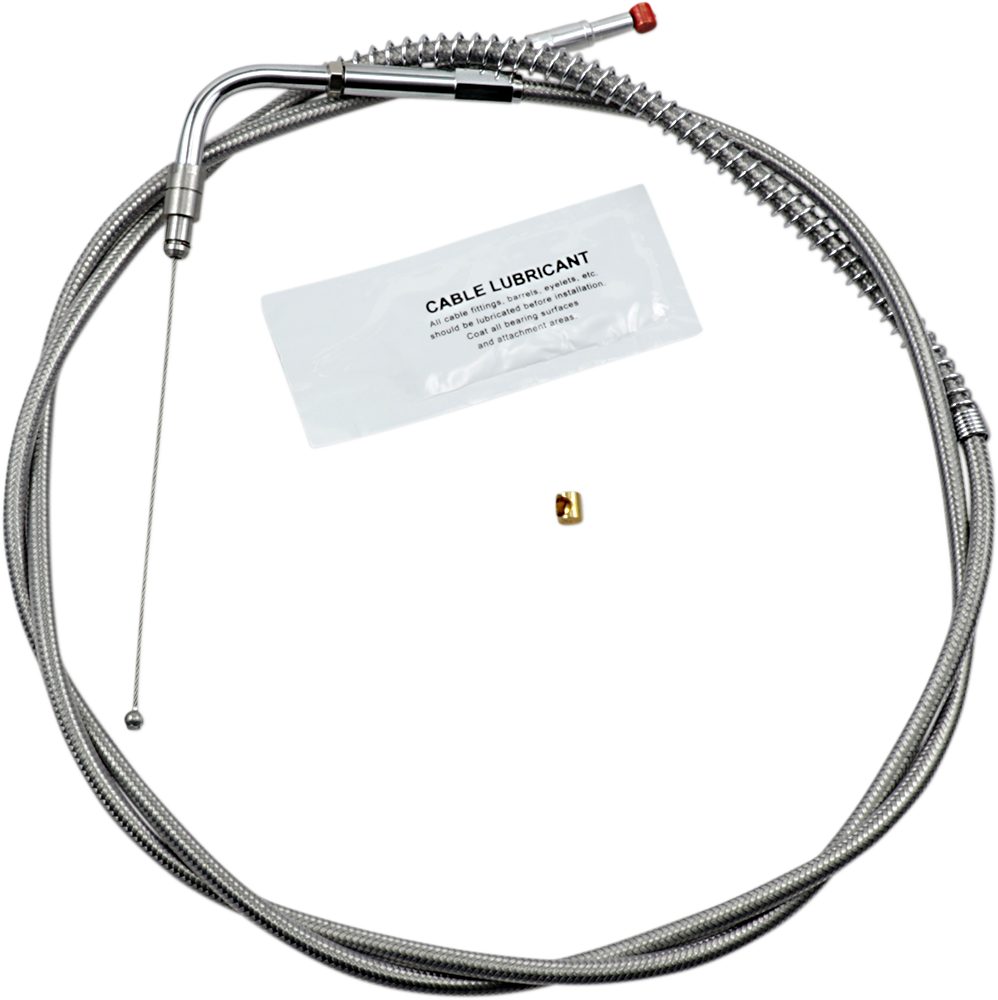 BARNETT Throttle Cable +12" Stainless Steel