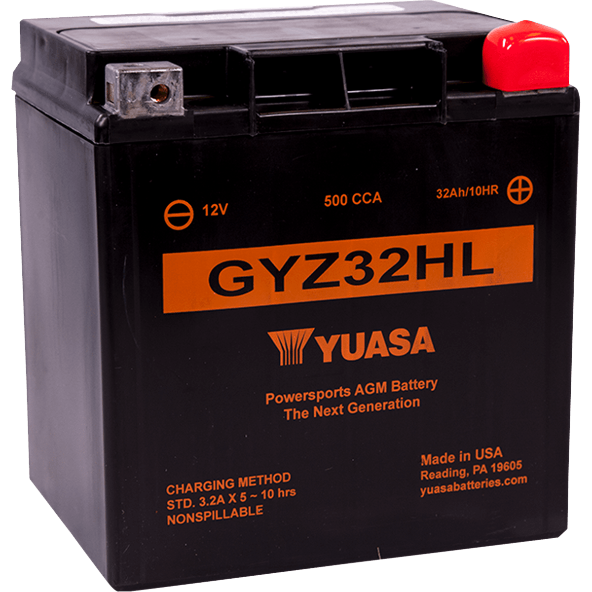 YUASA AGM Battery GYZ32HL YUAM732GHL