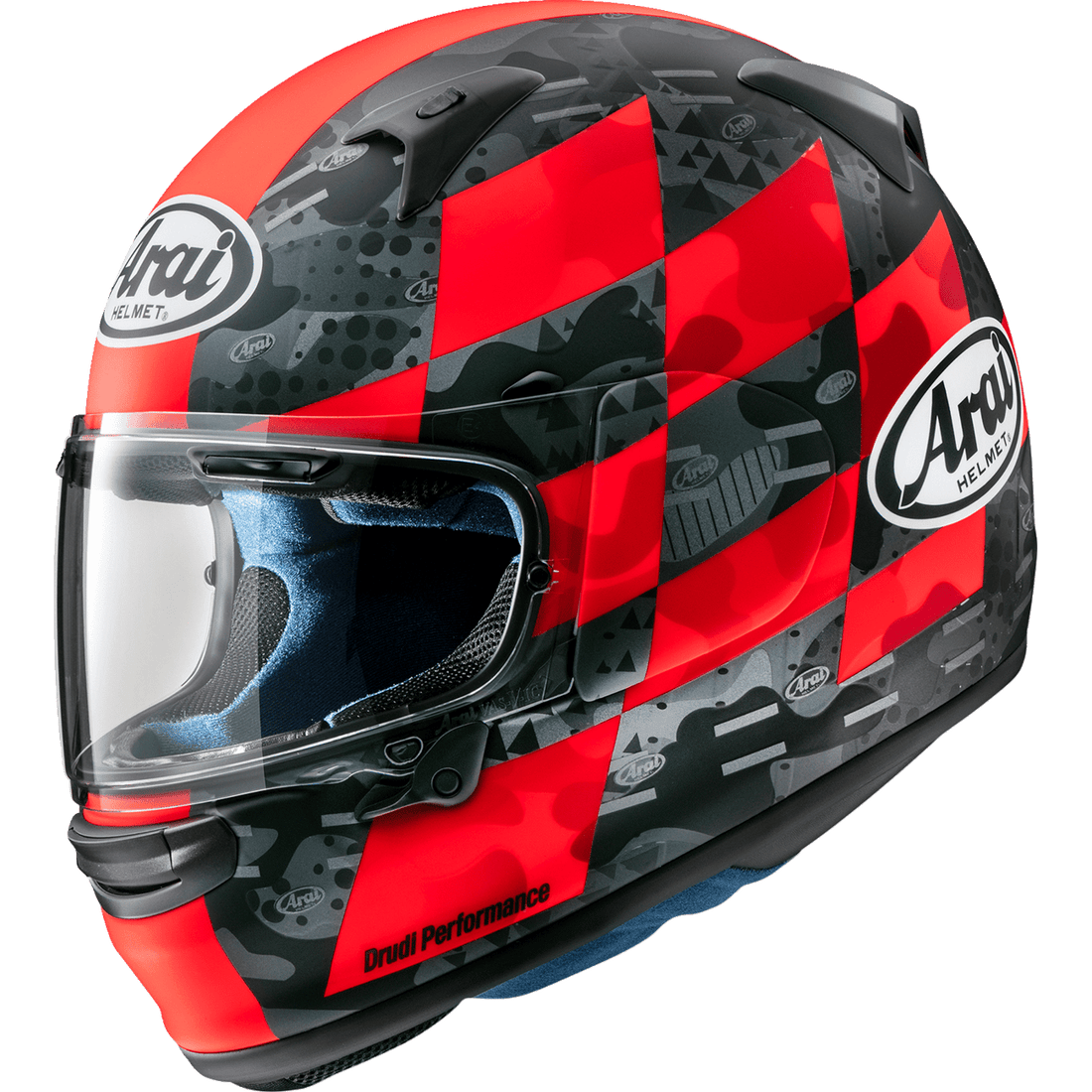 ARAI HELMETS Regent-X Helmet Patch Red Frost Medium 010115835