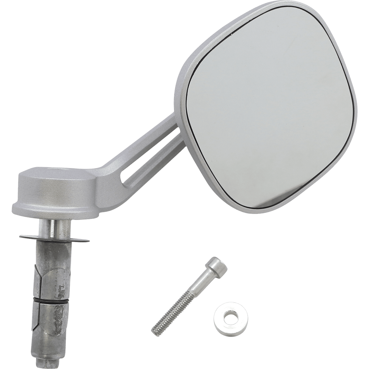 KURYAKYN Mirror Dillinger Side View Square Chrome KUR6618