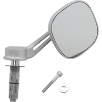 KURYAKYN Mirror Dillinger Side View Square Chrome KUR6618