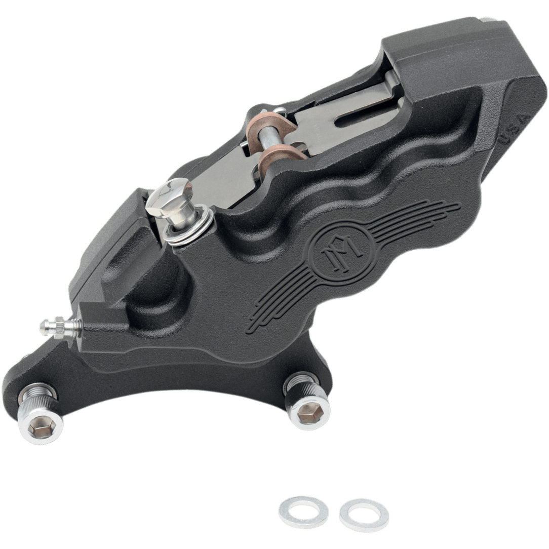 PERFORMANCE MACHINE PM 6 Piston Caliper 11.5" Left Black Ops 00512909SMB