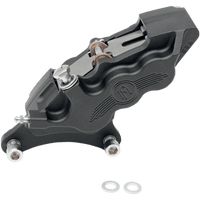 PERFORMANCE MACHINE PM 6 Piston Caliper 11.5" Left Black Ops 00512909SMB