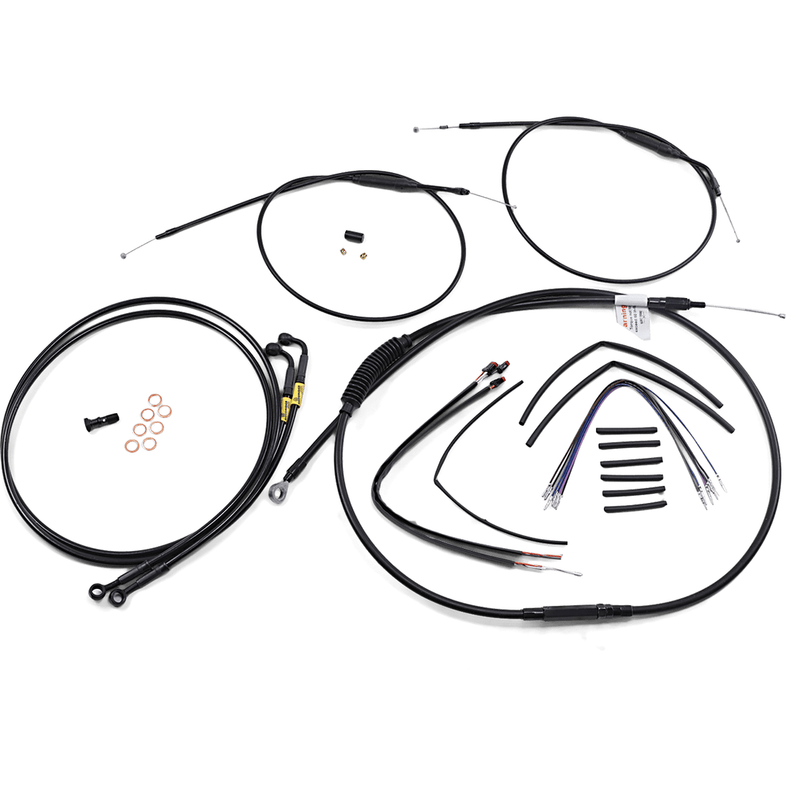 BURLY BRAND Control Kit 12" Ape Hanger Handlebars B301202