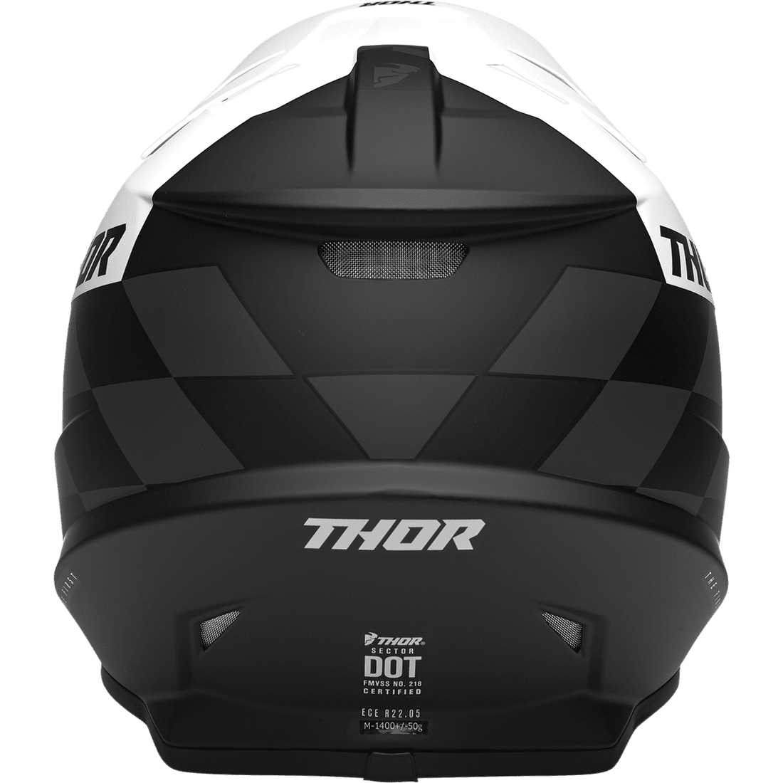 THOR Sector Helmet Birdrock Black/White Large