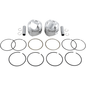 WISECO Piston Kit +0.030" High Compression Big Twin 1340 cc 80"