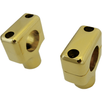 LA CHOPPERS Risers 1-1/2" Brass Polished LA740150