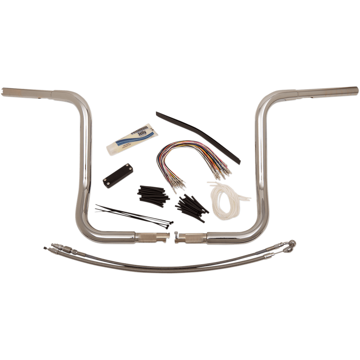 FAT BAGGERS INC. Handlebar Kit Rounded Top 14" Chrome 909414