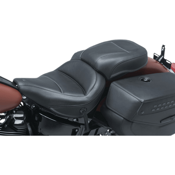 MUSTANG Max Profile Solo Touring Seat without Driver Backrest Black Original FLHC/FLDE 75880