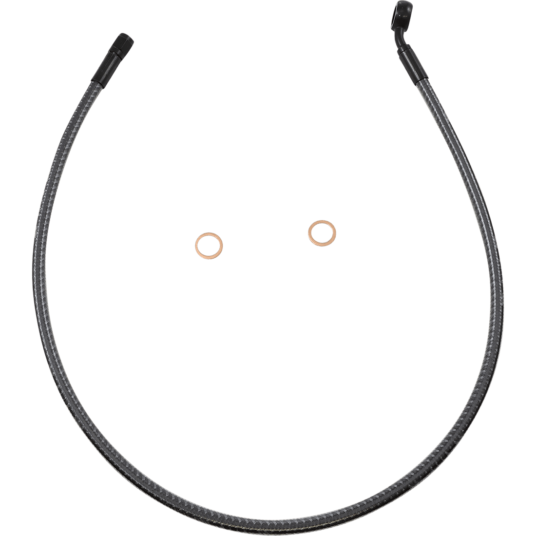 MAGNUM SHIELDING Brake Line Front 12 mm 35° 30" KARBONFIBR AS778130