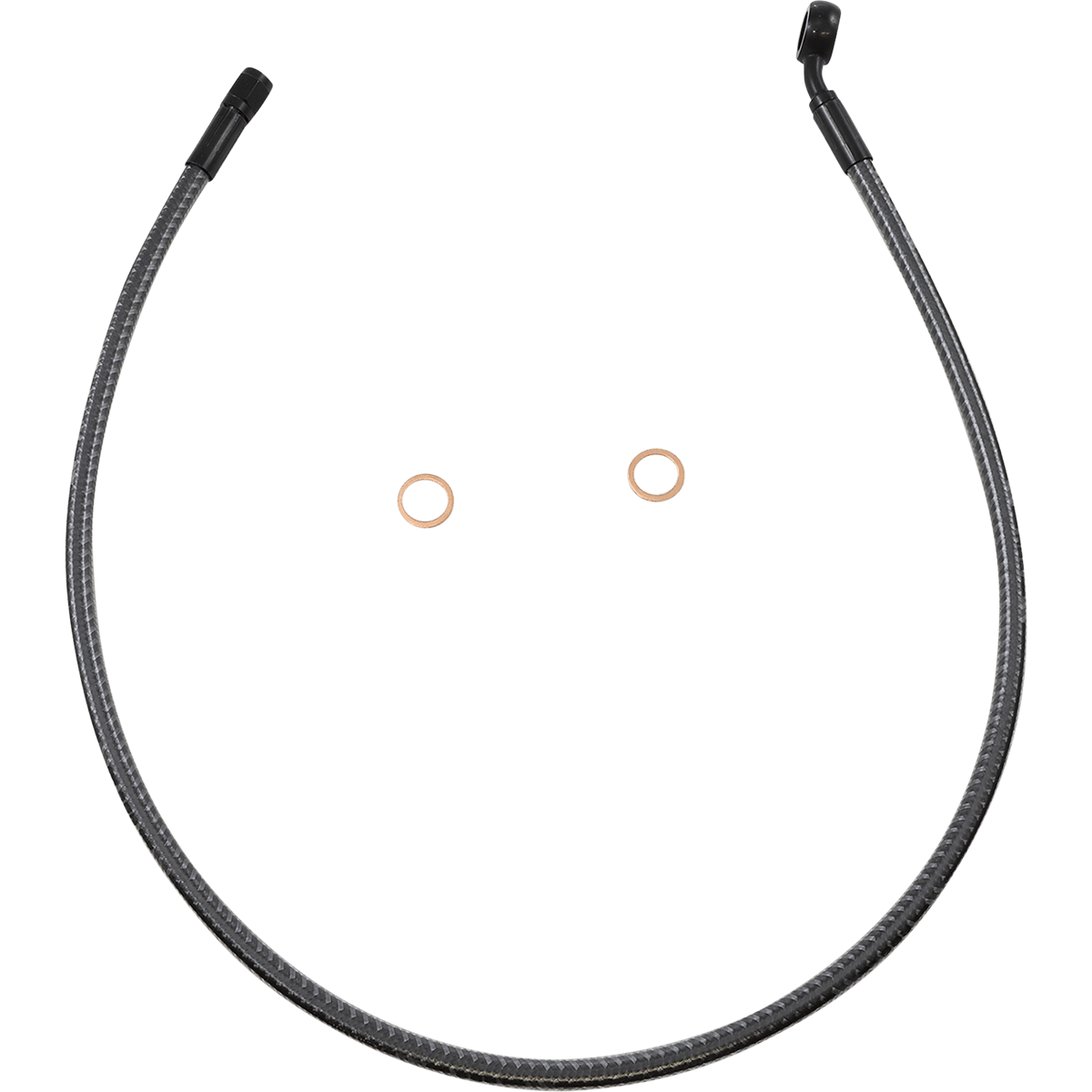 MAGNUM SHIELDING Brake Line Front 12 mm 35° 30" KARBONFIBR AS778130