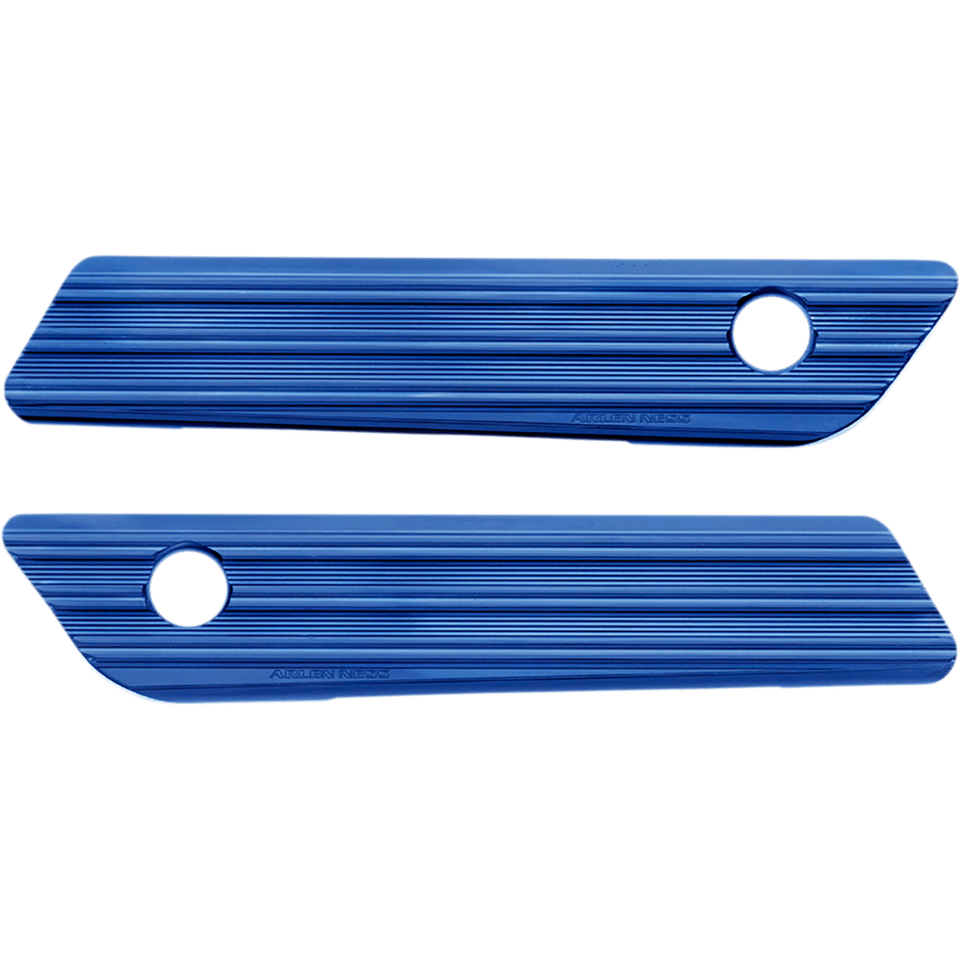 ARLEN NESS Saddlebag Latch Covers Blue 03604