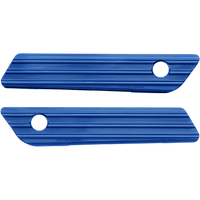 ARLEN NESS Saddlebag Latch Covers Blue 03604