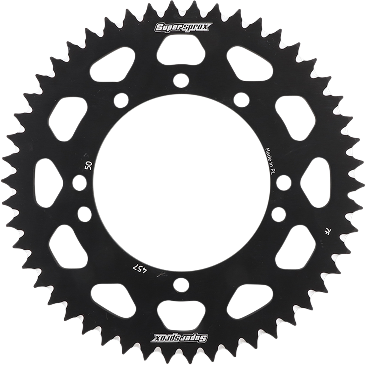 SUPERSPROX Rear Sprocket Black Kawasaki/Suzuki 50 Tooth