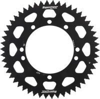 SUPERSPROX Rear Sprocket Black Kawasaki/Suzuki 50 Tooth