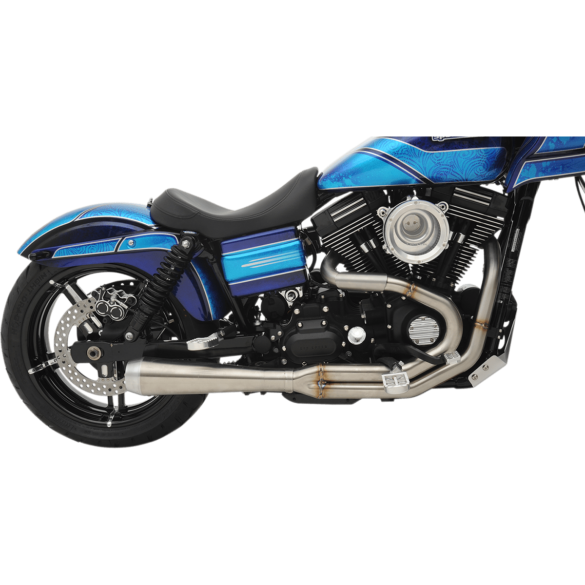 BASSANI XHAUST Road Rage 3 Exhaust Stainless '91-'17 Dyna 1D1SS