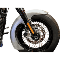 PAUL YAFFE BAGGER NATION Thicky Front Fender OEM With Satin Adaptors M8 Softail® THICKOEMM8STS