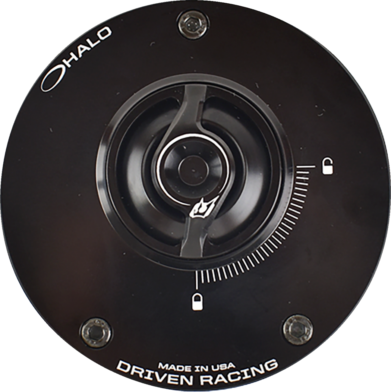 DRIVEN RACING Fuel Cap Base Black Suzuki DHFCBSU02