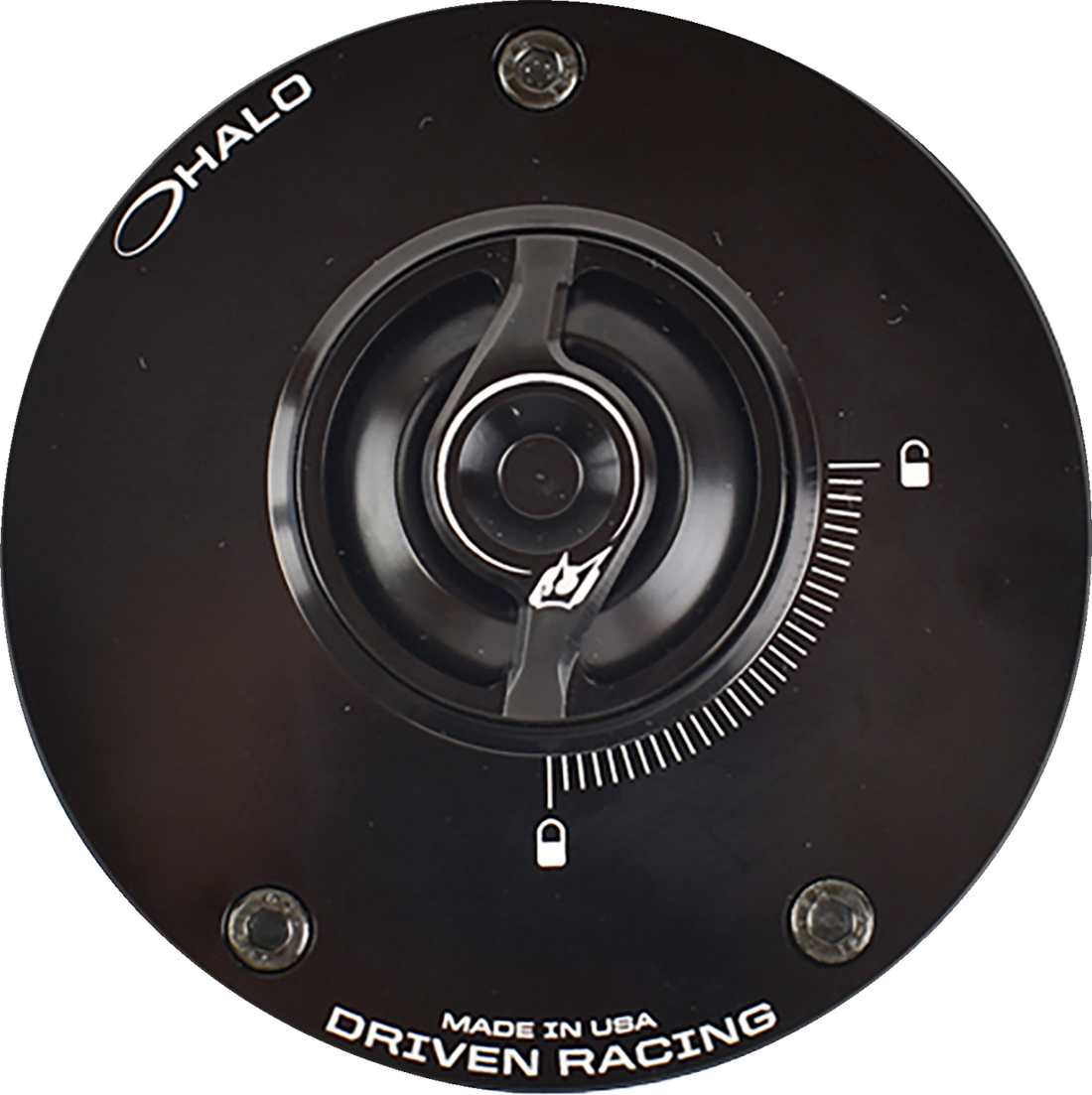 DRIVEN RACING Fuel Cap Base Black Suzuki DHFCBSU02