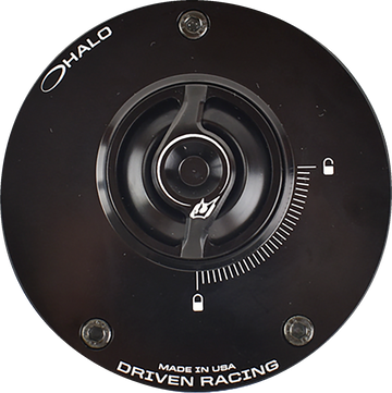 DRIVEN RACING Fuel Cap Base Black Suzuki DHFCBSU02